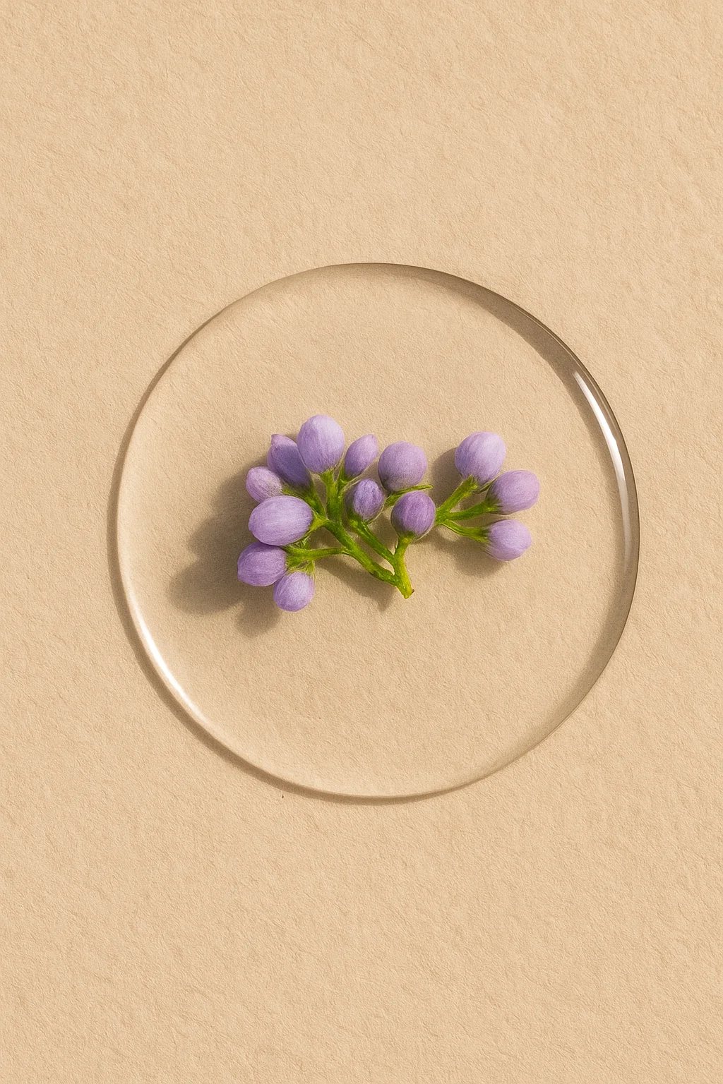 Soft purple flowers